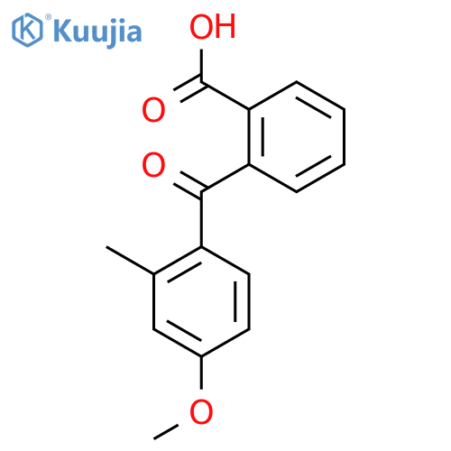 2-(4-Methoxy-2-methylbenzoyl)benzoic acid structure