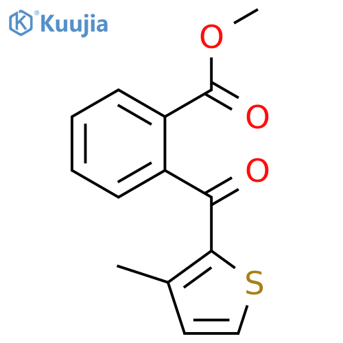 METHYL 2-(3-METHYLTHIOPHENE-2-CARBONYL)BENZOATE structure