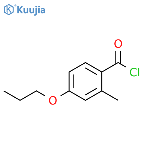 2-Methyl-4-n-propoxybenzoyl chloride structure