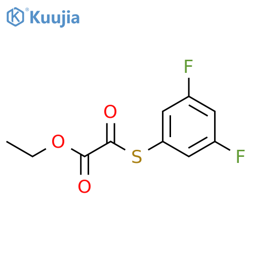 ETHYL 2-((3,5-DIFLUOROPHENYL)THIO)-2-OXOACETATE structure