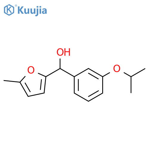 (5-methylfuran-2-yl)-(3-propan-2-yloxyphenyl)methanol structure