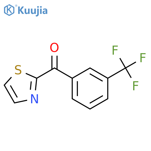 1,3-thiazol-2-yl-[3-(trifluoromethyl)phenyl]methanone structure