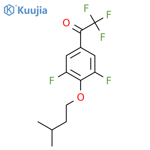 1-(3,5-Difluoro-4-(isopentyloxy)phenyl)-2,2,2-trifluoroethanone structure