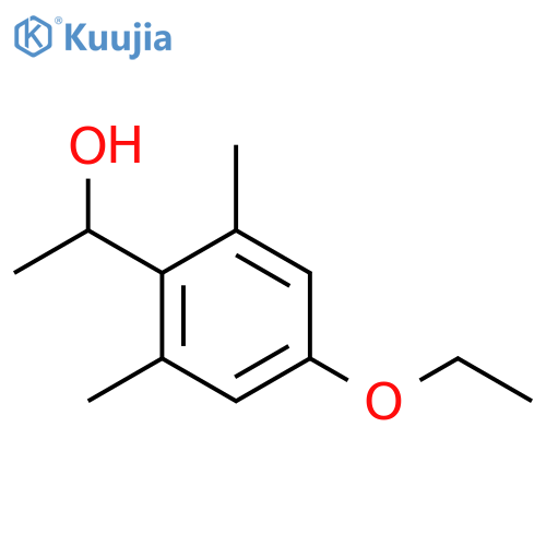 1-(4-ethoxy-2,6-dimethylphenyl)ethanol structure