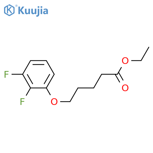 Ethyl 5-(2,3-difluoro-phenoxy)pentanoate structure