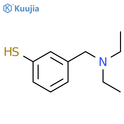 3-(diethylaminomethyl)benzenethiol structure