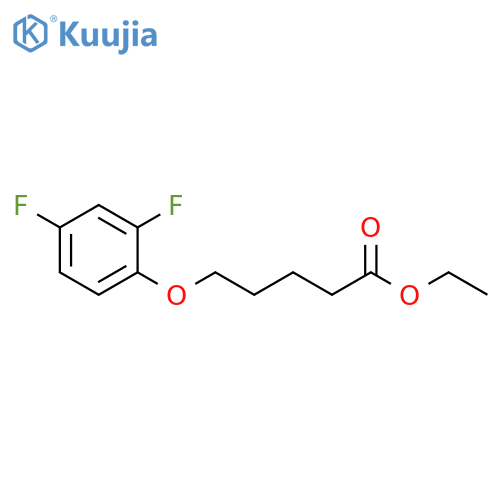 Ethyl 5-(2,4-difluoro-phenoxy)pentanoate structure