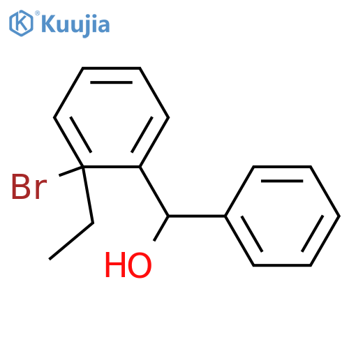 2-Bromo-2-ethylbenzhydrol structure
