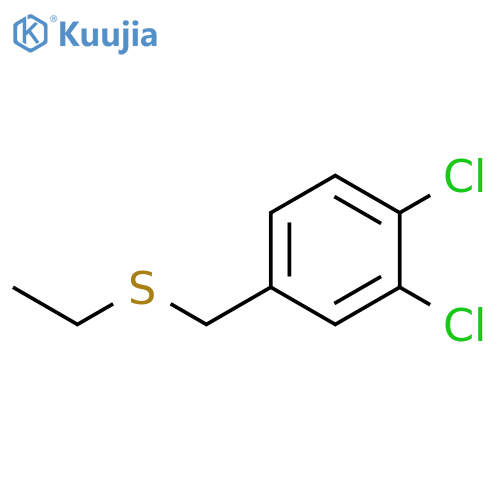 3,4-Dichlorobenzyl ethyl sulfide structure
