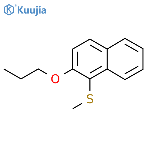 Methyl(2-propoxynaphthalen-1-yl)sulfane structure