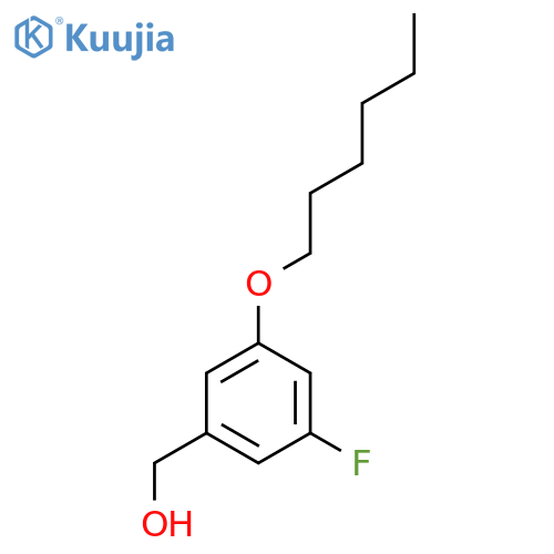 (3-Fluoro-5-(hexyloxy)phenyl)methanol structure