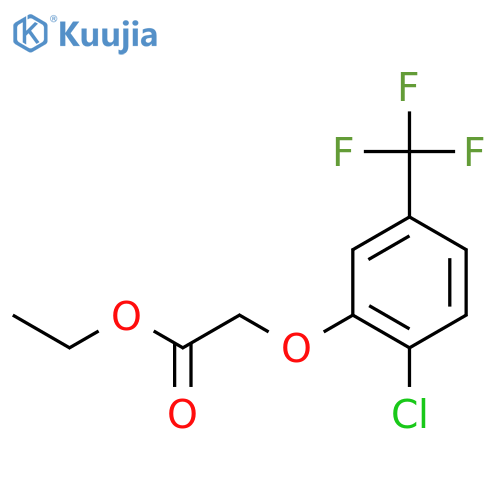 Ethyl 2-(2-chloro-5-(trifluoromethyl)phenoxy)acetate structure