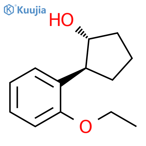 trans-2-(2-Ethoxyphenyl)cyclopentanol structure