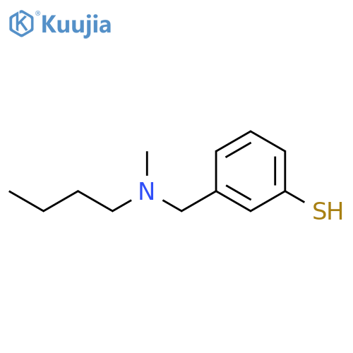 3-[(N-n-Butylmethylamino)methyl]thiophenol structure