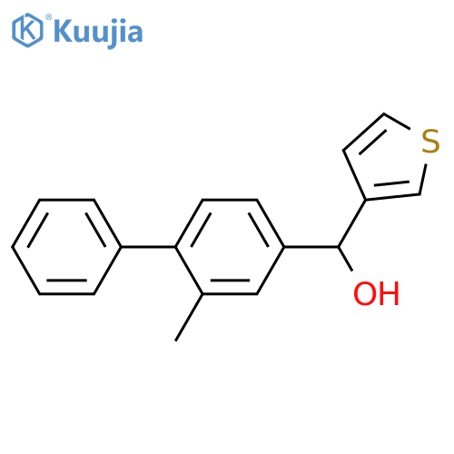 (3-methyl-4-phenylphenyl)-thiophen-3-ylmethanol structure