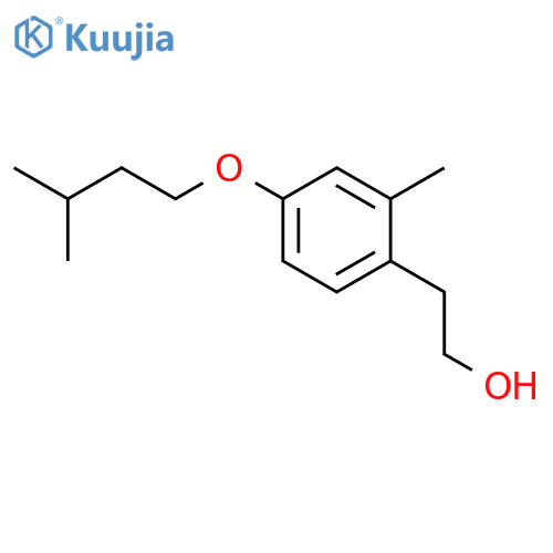 2-Methyl-4-iso-pentoxyphenethyl alcohol structure