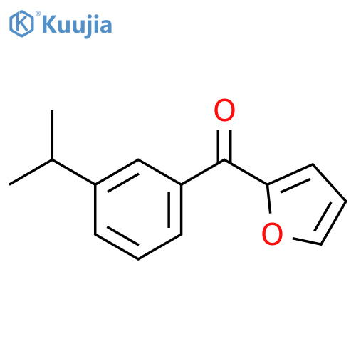 FURAN-2-YL(3-ISOPROPYLPHENYL)METHANONE structure