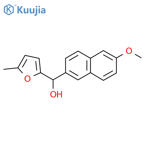 6-Methoxy-2-naphthyl-(5-methyl-2-furyl)methanol structure