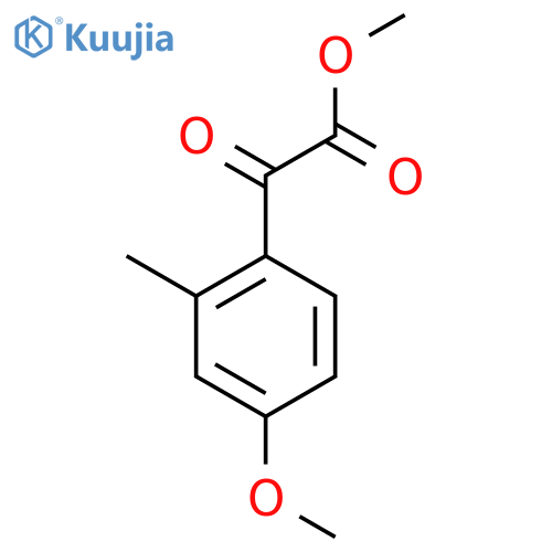 Methyl 2-(4-methoxy-2-methylphenyl)-2-oxoacetate structure