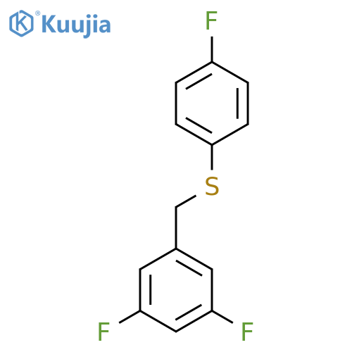 (3,5-Difluorobenzyl)(4-fluorophenyl)sulfane structure