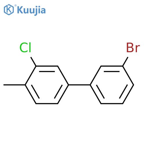 4-(3-bromophenyl)-2-chloro-1-methylbenzene structure