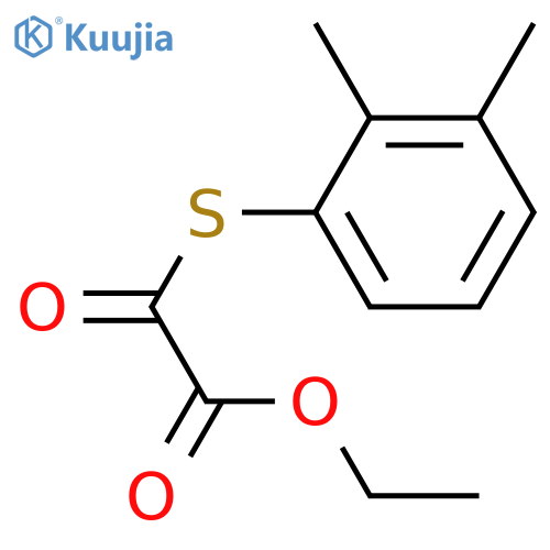 Ethyl 2-(2,3-dimethylphenyl)sulfanyl-2-oxo-acetate structure