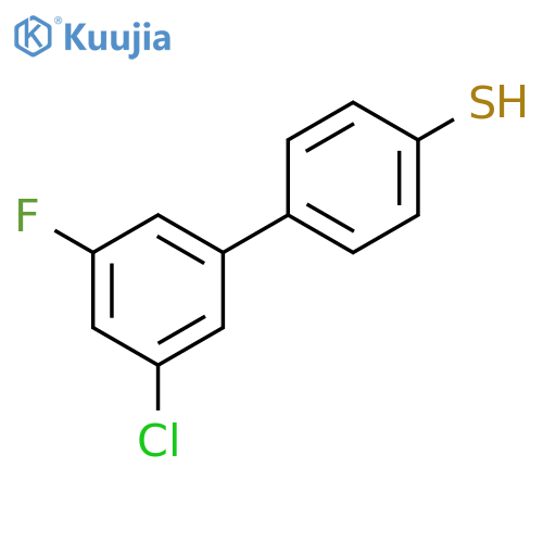3-CHLORO-5-FLUORO-[1,1-BIPHENYL]-4-THIOL structure