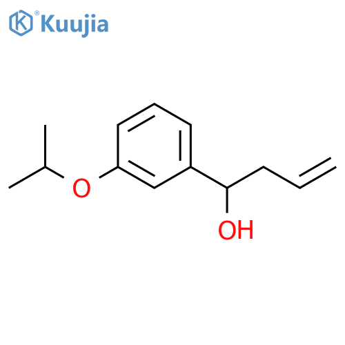 1-(3-propan-2-yloxyphenyl)but-3-en-1-ol structure