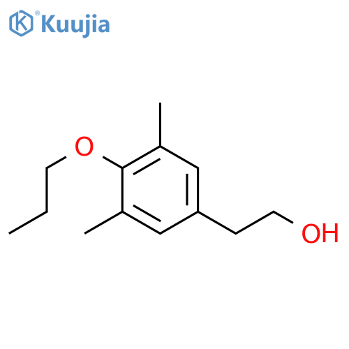 2-(3,5-dimethyl-4-propoxyphenyl)ethanol structure