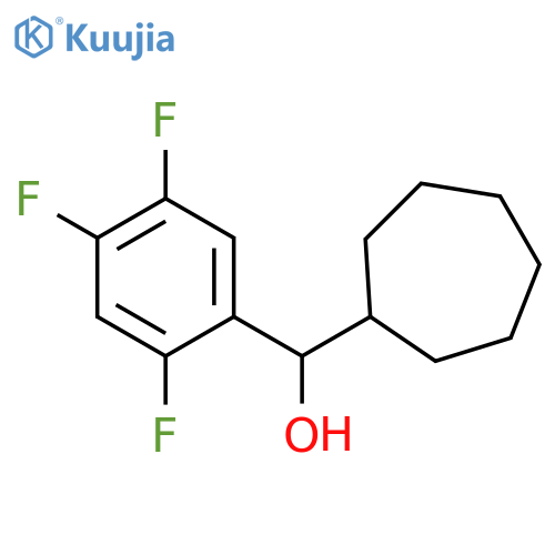 cycloheptyl-(2,4,5-trifluorophenyl)methanol structure