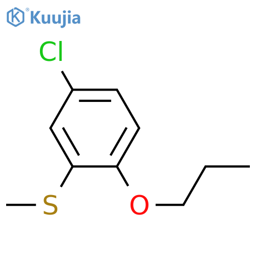 4-chloro-2-methylsulfanyl-1-propoxybenzene structure
