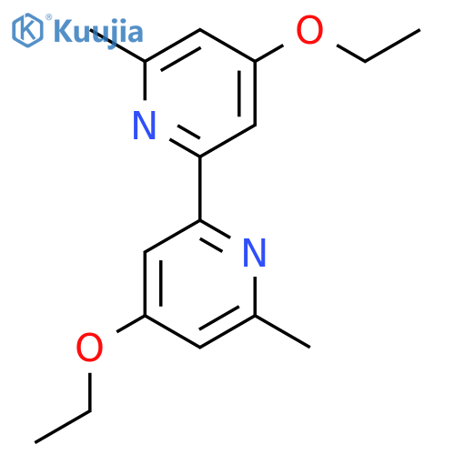 2,2'-Bipyridine, 4,4'-diethoxy-6,6'-dimethyl- structure