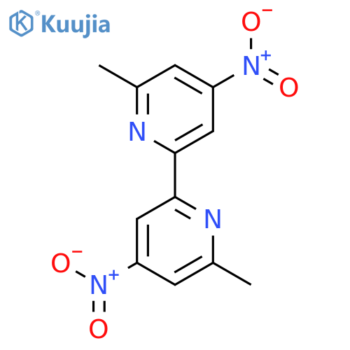 2,2'-Bipyridine, 6,6'-dimethyl-4,4'-dinitro- structure
