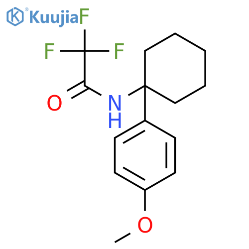 Acetamide, 2,2,2-trifluoro-N-[1-(4-methoxyphenyl)cyclohexyl]- structure