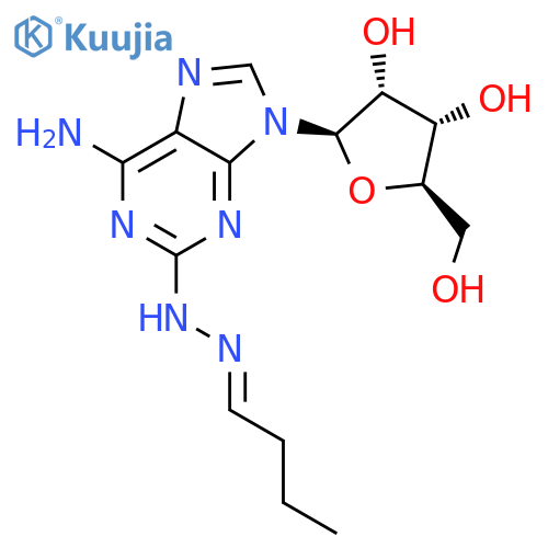Adenosine, 2-(butylidenehydrazino)- structure