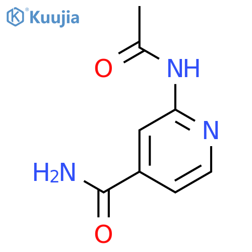 4-Pyridinecarboxamide,2-(acetylamino)- structure