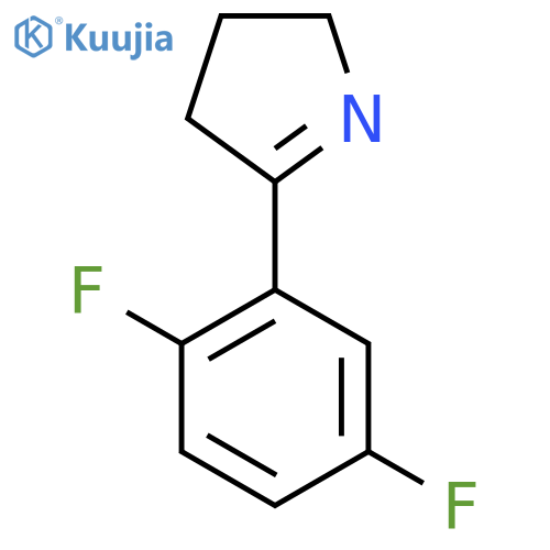 5-(2,5-Difluorophenyl)-3,4-dihydro-2H-pyrrole structure
