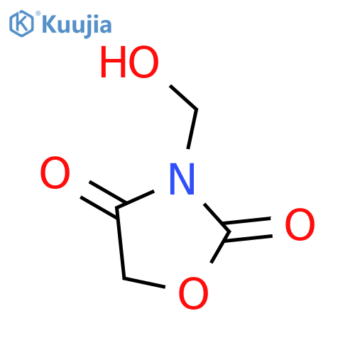 2,4-Oxazolidinedione,3-(hydroxymethyl)- structure