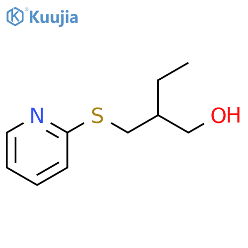 1-Butanol,2-[(2-pyridinylthio)methyl]- structure