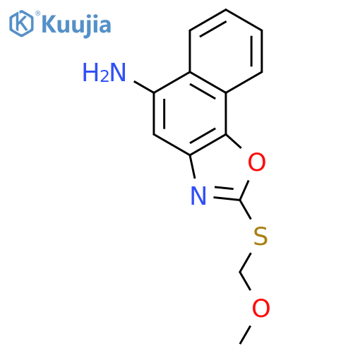 Naphth[2,1-d]oxazol-5-amine, 2-[(methoxymethyl)thio]- structure