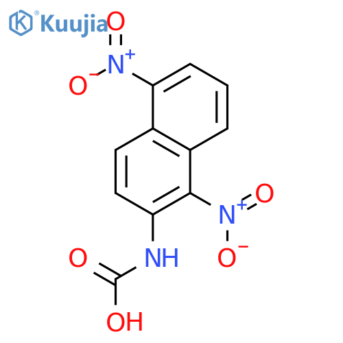 Carbamic acid, (1,5-dinitro-2-naphthalenyl)- structure