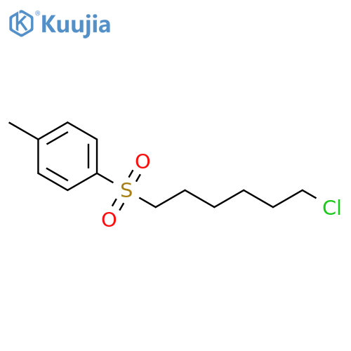 Benzene, 1-[(6-chlorohexyl)sulfonyl]-4-methyl- structure