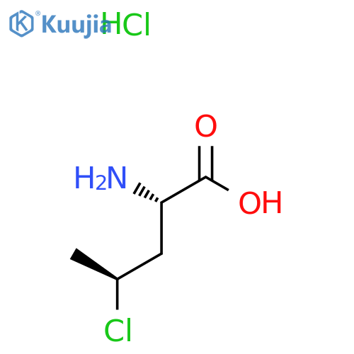 gamma-Chloronorvaline-HCl structure