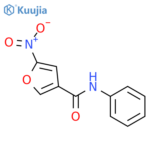 3-Furancarboxamide, 5-nitro-N-phenyl- structure