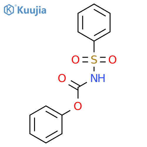 Carbamic acid, (phenylsulfonyl)-, phenyl ester structure
