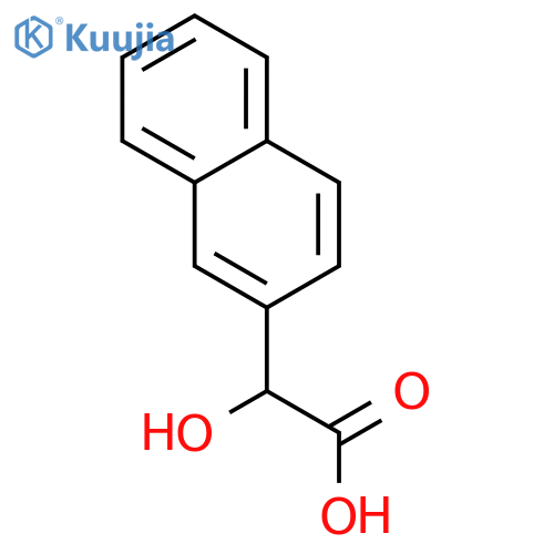 2-Naphthaleneaceticacid, a-hydroxy-, (aS)- structure