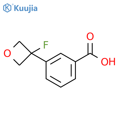 Benzoic acid, 3-(3-fluoro-3-oxetanyl)- structure
