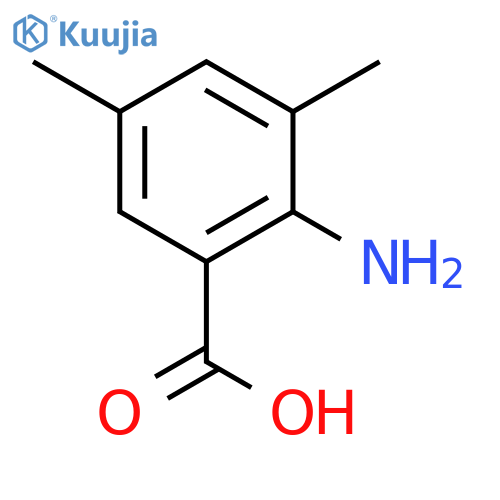 2-Amino-3,5-dimethylbenzoic acid structure