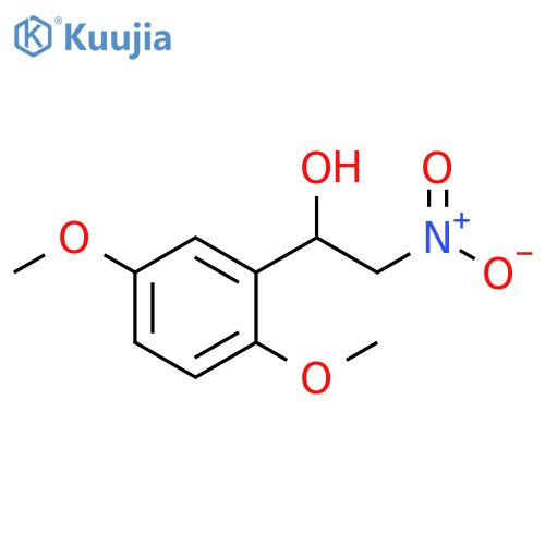 1-(2,5-dimethoxyphenyl)-2-nitroethan-1-ol structure