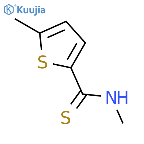 N,5-Dimethylthiophene-2-carbothioamide structure